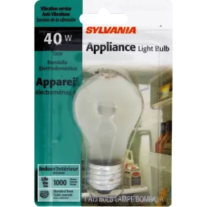 Sylvania Light Bulb, Appliance, 40 W