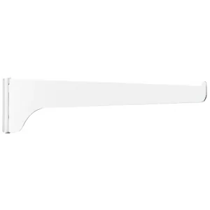 Knape & Vogt Kv 180 Series Shelf Bracket, White, 12 Inch